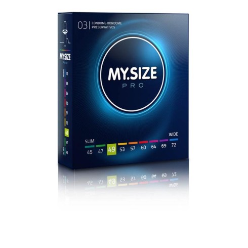 prezervative, Prezervative My Size Pro Diametru 49 Mm (3 Buc.), pasiune.ro