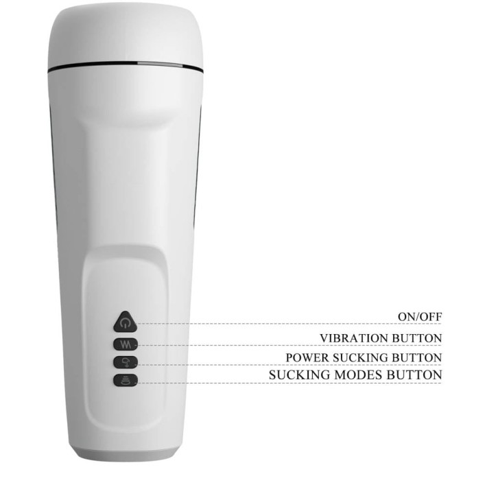 Masturbator Cu Vibratii Si Functie Aspiratie Siena 12