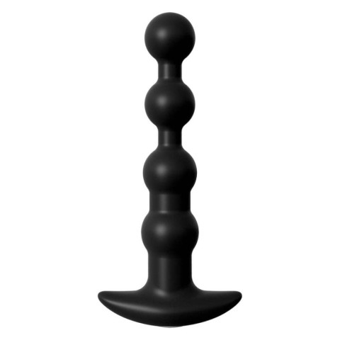 Anal, Bile Anale Cu Vibratii Rechargeable Anal Beads, Negru, 17 Cm, pasiune.ro