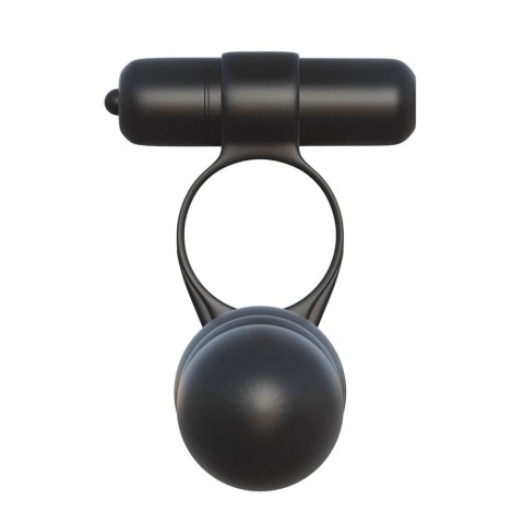Dildouri Anale, Dildo Cu Vibratii Posable Partner Double Penetrator, Negru, 13 Cm, pasiune.ro