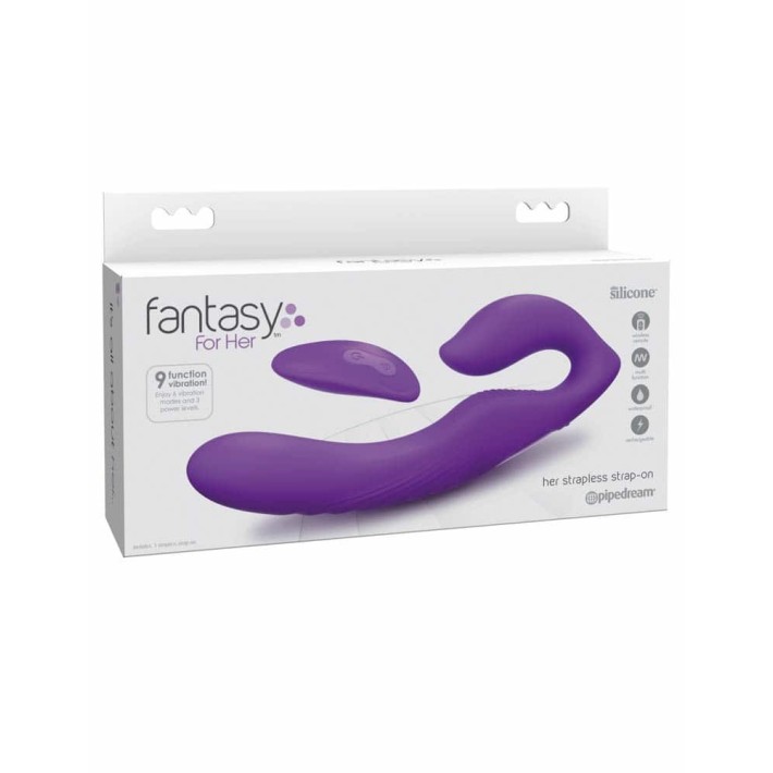 Vibrator Strap-on Ultimate Strapless, Lila 3