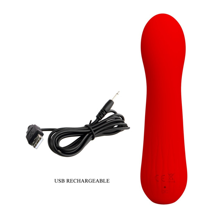 Vibrator Punctul G Faun, Rosu, 15 Cm 3