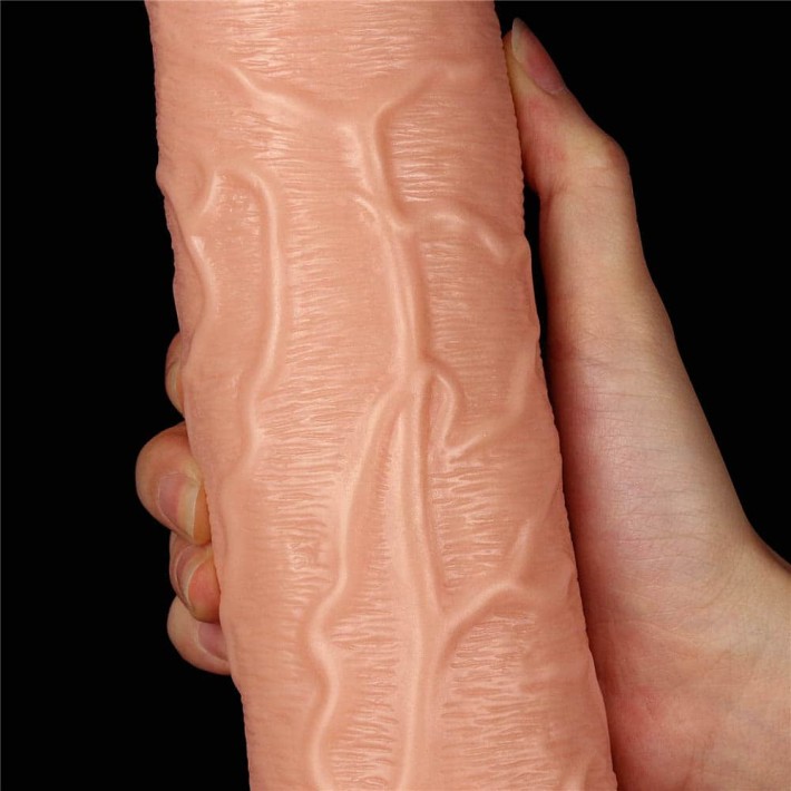 Vibrator Realistic King-size, Natural, 28 Cm 14