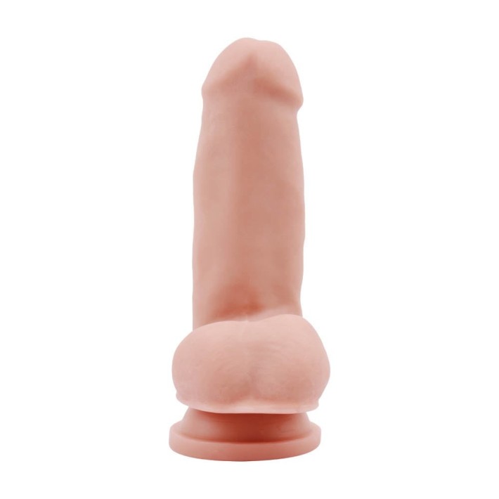 Dildo Clasic Cu Ventuza Lecher, Natural, 18 Cm 3