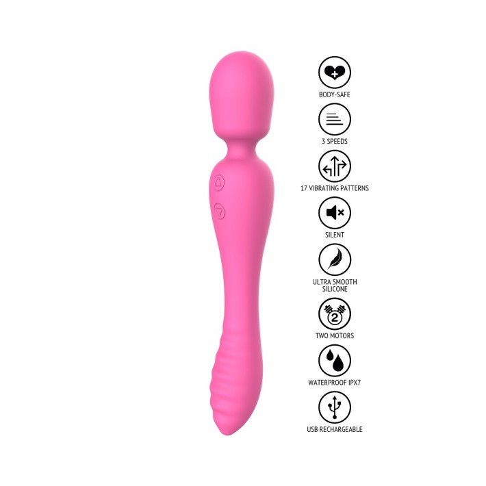  Vibrator Wand 2 In 1 Roz Toyjoy  5