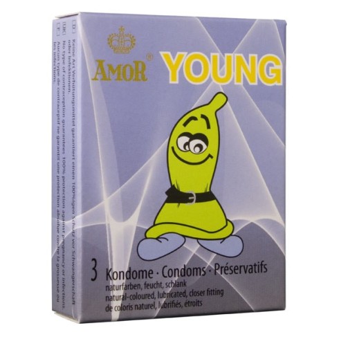 ou, Prezervativ Amor Young, 3 Buc., pasiune.ro
