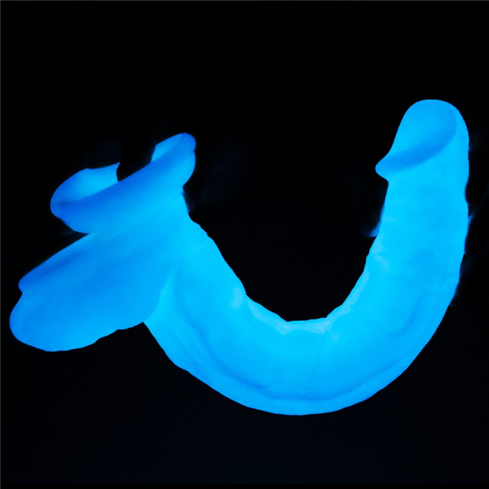 Dildo Fosforescent Lumino Play, Alb, 26 Cm 11