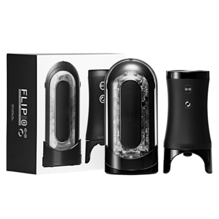 Masturbator Flip Zero Ev (electronic Vibrotation), Negru 4