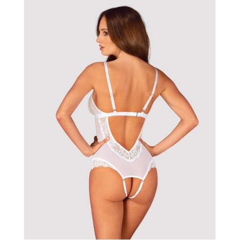 crotchless, Heavenlly Crotchless Teddy Xs/s M/l, Xl/2xl, Xs/s, pasiune.ro