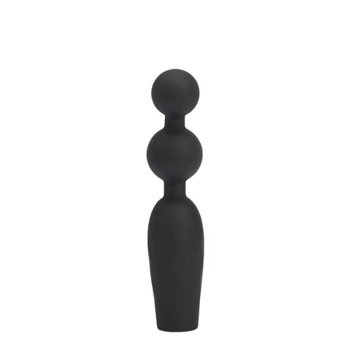 Bile Anale Cu Vibratii Booty Beads, Negru, 13 Cm 5