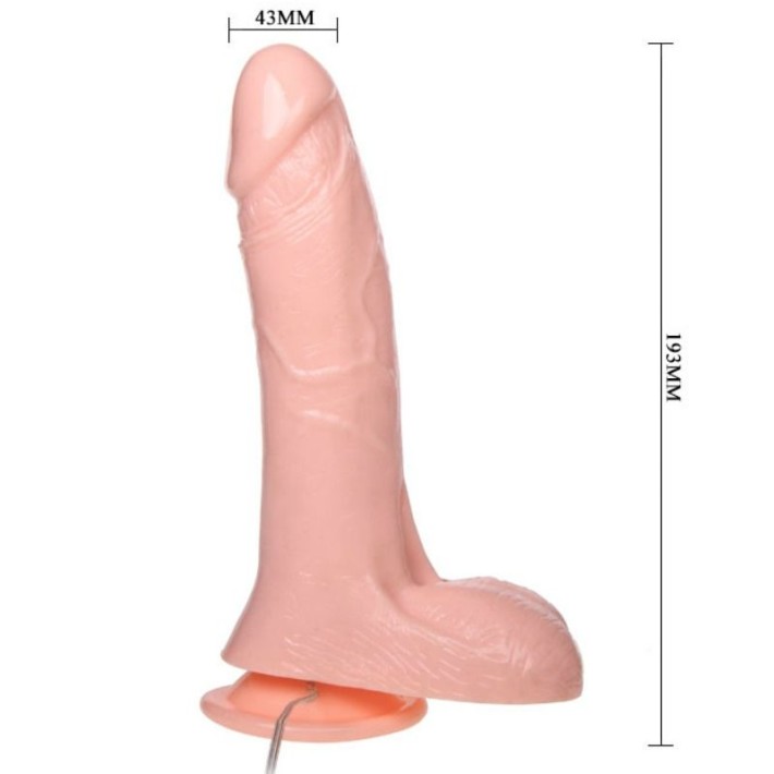 Dildo Realistic Gonflabil Cu Ventuza, Natural, 18 Cm 3