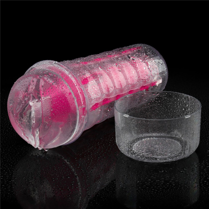 Masturbator Fantezie Fosforescent Lumino Play, Roz, 21.5 Cm 3