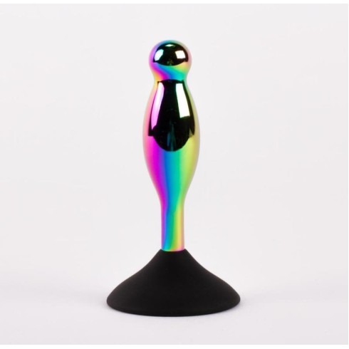 dop, Dop Anal Cu Bijuterie Secret Shine Booty Call S V, Metalic Multicolor, 12 Cm, pasiune.ro