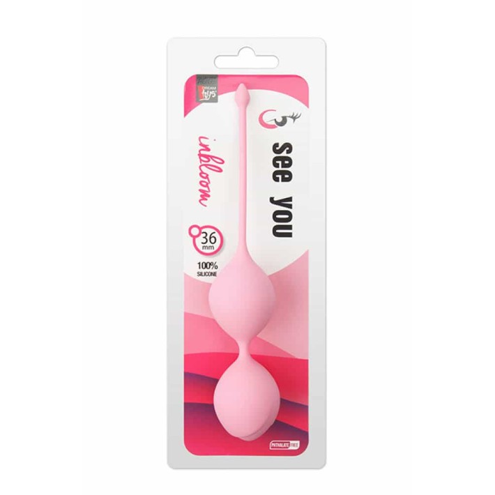 See You In Bloom Duo Balls 36 Mm Pink 2