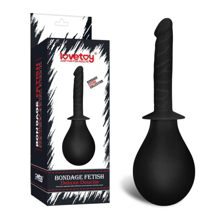 Irigator Intim Bondage Fetish Deluxe Douche, Negru 6