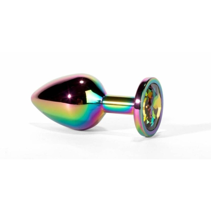 Dop Anal Cu Bijuterie Secret Shine Metal M, Multicolor, 8 Cm 3