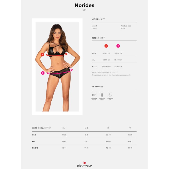 Norides 2-pcs Set   Xs/s M/l, Xl/2xl, Xs/s 5
