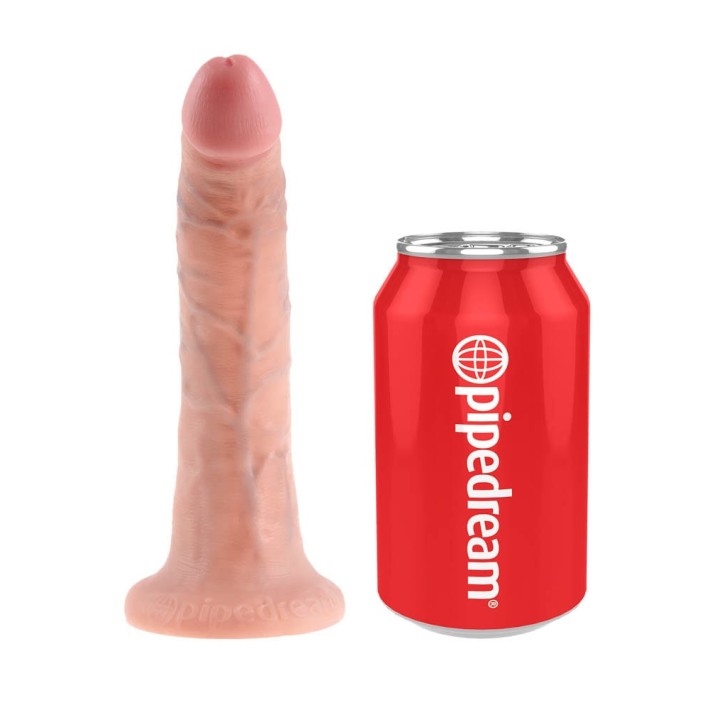 Ham Strap-on Cu Dildo King Cock, Natural, 18 Cm 4