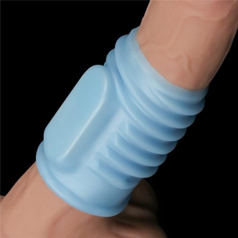 Inele Penis Cu Vibratii, Inel / Manson Penis Cu Vibratii Spiral Knights, Albastru, pasiune.ro