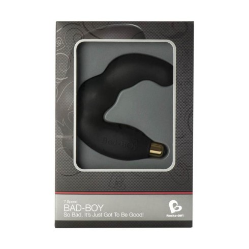 stimulator, Vibrator Anal Bad-boy 7 Viteze, Negru, 14 Cm, pasiune.ro