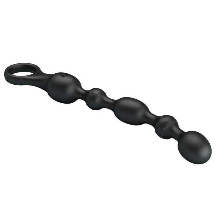 Bile Anale Cu Vibratii Van, Negru, 24 Cm 3