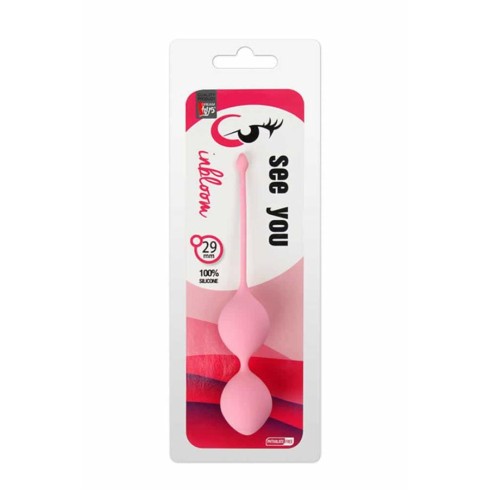 ou, See You In Bloom Duo Balls 29 Mm Pink, pasiune.ro