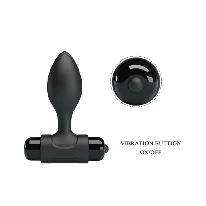 Dop Anal Vibra, Negru, 8.5 Cm 7