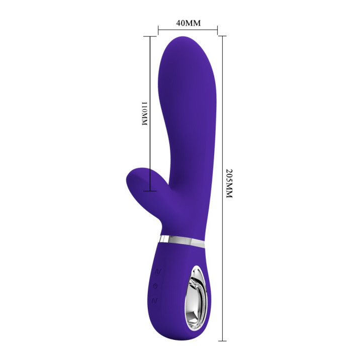 Vibrator Rabbit Thomas, Indigo, 20.5 Cm 10