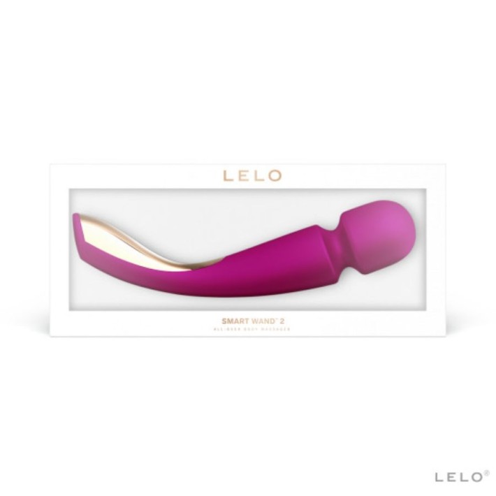 Vibrator De Masaj Lelo Smart Wand 2 Large Deep Rose 2