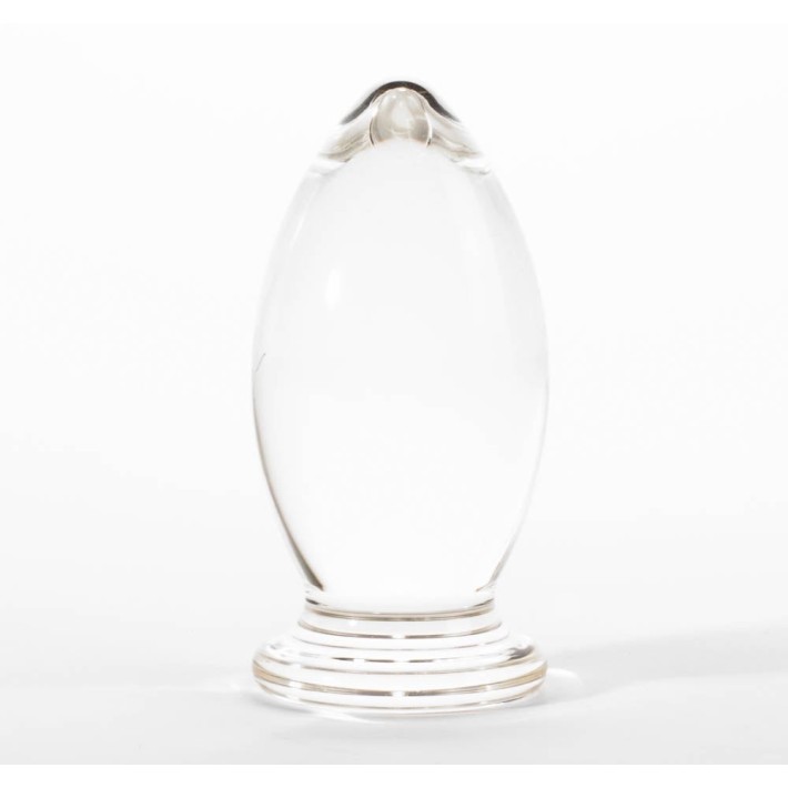Dop Anal Cu Ventuza Detasabila, Transparent + Negru, 14.5 Cm 3