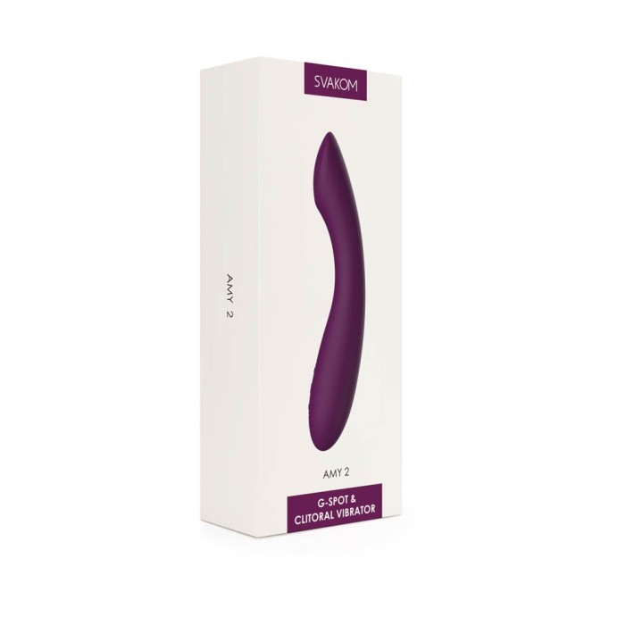 Vibrator Punctul G Amy 2, Violet, 17 Cm 5