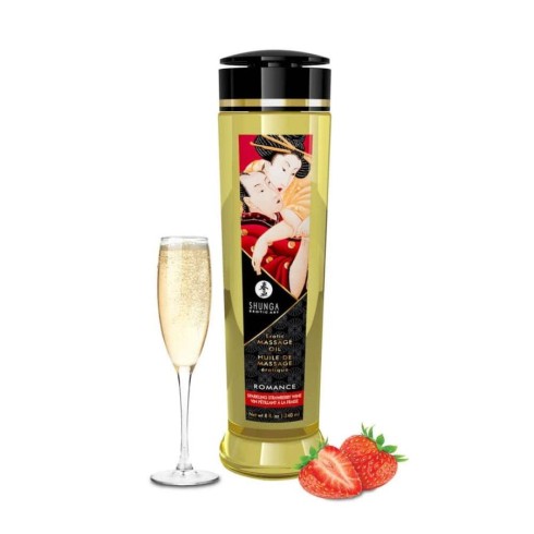 ulei, Ulei Pentru Masaj Erotic Sparkling Strawberry Wine, 240 Ml, pasiune.ro