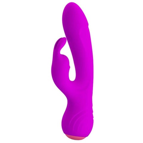 Vibratoare Rabbit, Vibrator Rabbit Broderick, Violet, 18 Cm, pasiune.ro