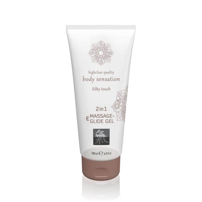 Lubrifiant + Gel Pentru Masaj Body Sensation Silky Touch, 200 Ml 2