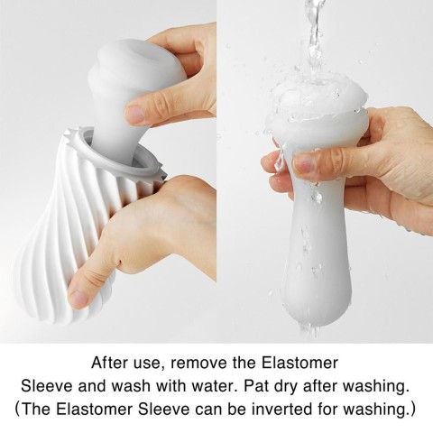 Tenga, Masturbator Flex Silky White, pasiune.ro