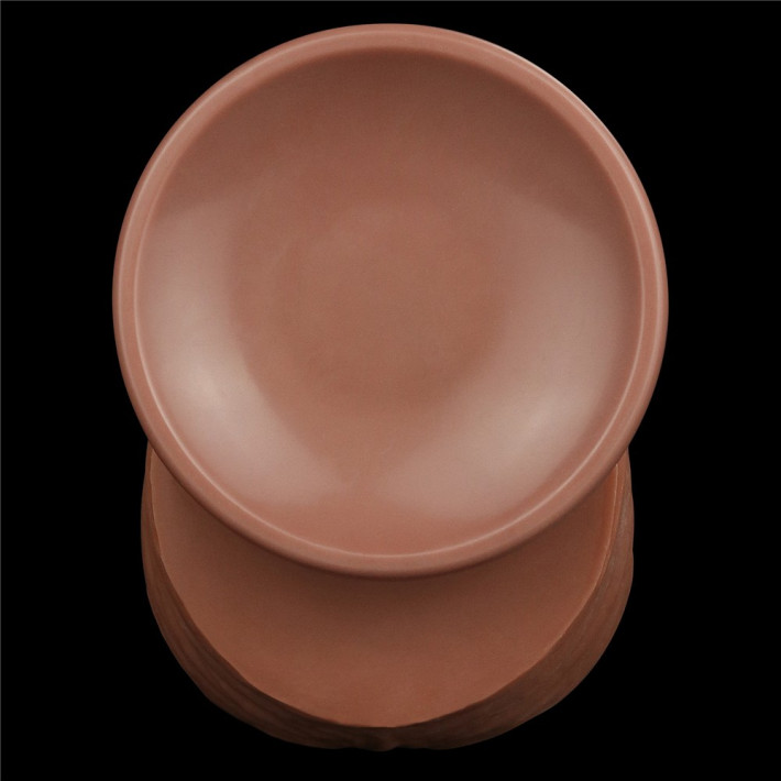 Dildo Ultra Realistic King Sized Sliding Skin Dual Layer Dong, Brun, 30 Cm 5
