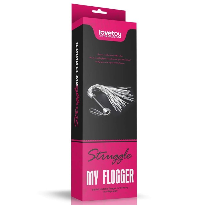 Bici Cu Franjuri Struggle My Flogger, Argintiu, 45 Cm 5