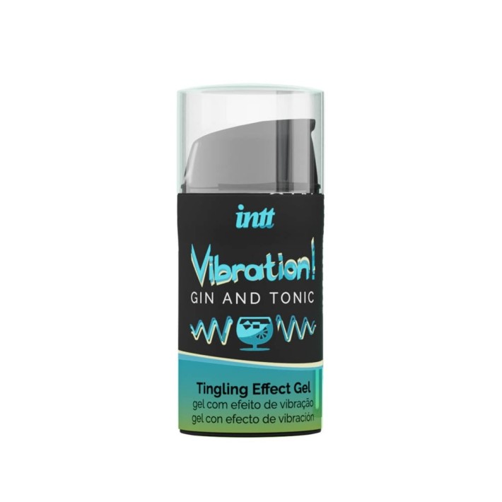 Gel Stimulant Cu Aroma Gin Tonic Vibration, 15 Ml 2