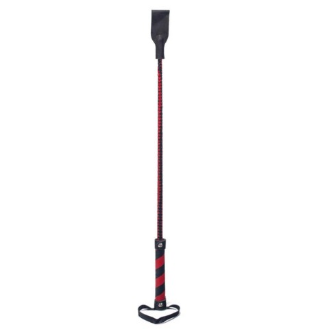 Devil Sticks, Cravasa Din Piele, Negru + Rosu, 66 Cm, pasiune.ro