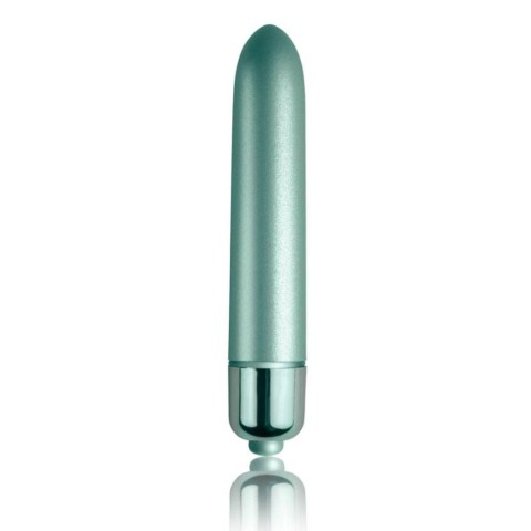 Vibratoare Clasice, Glont Vibrator Touch Of Velvet, Aqua Lily, 10 Cm, pasiune.ro