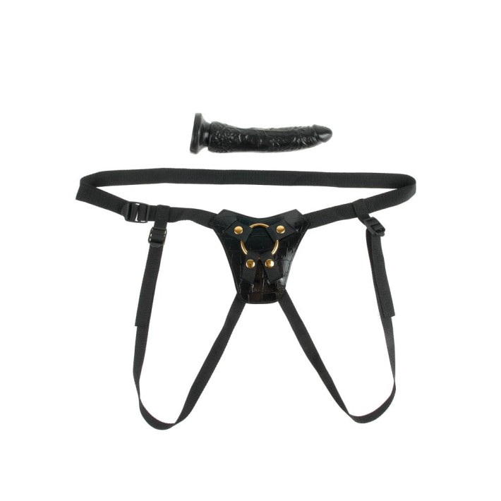 Strap-on Designer Deluxe, Negru, 19 Cm 3