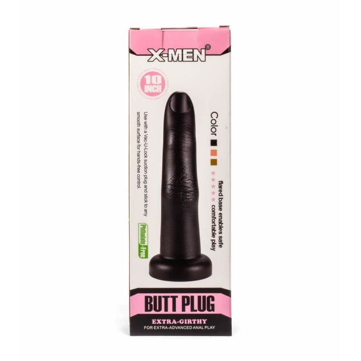 Dop Anal Extra Gros, Negru, 26 Cm 7