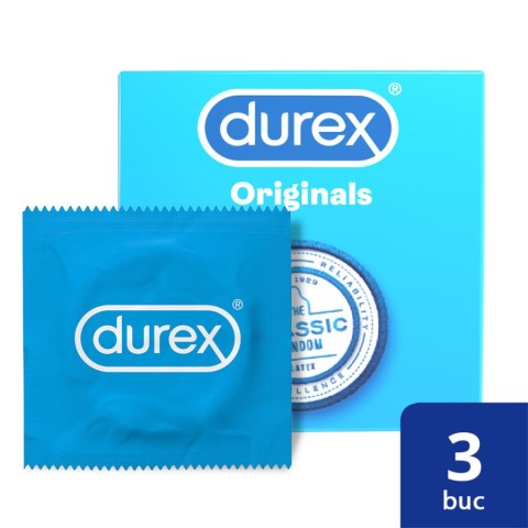 Durex, Prezervative Durex Classic, 3 Buc , pasiune.ro