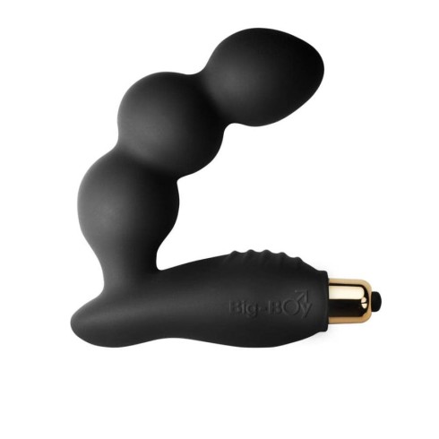 anal, Vibrator Anal Big-boy 7 Viteze, Negru, 12 Cm, pasiune.ro