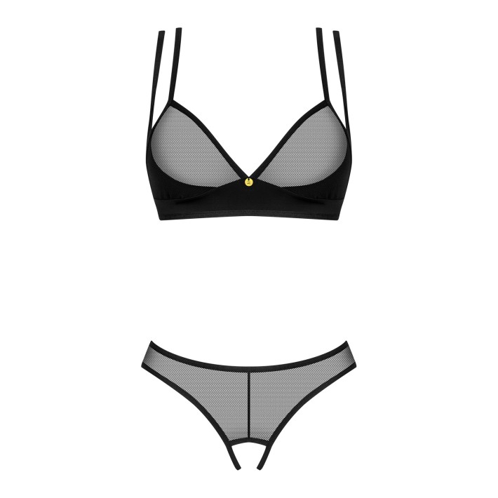 Nesari 2-pcs Crotchless Set   Xs/s M/l, Xl/2xl, Xs/s 3