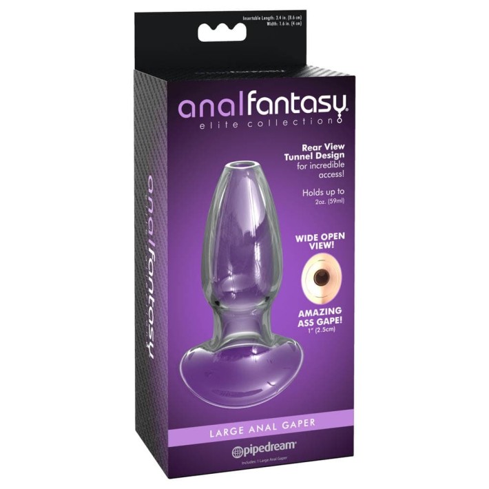 Dop Anal Deschis Large Anal Gaper, Transparent, 11 Cm 2