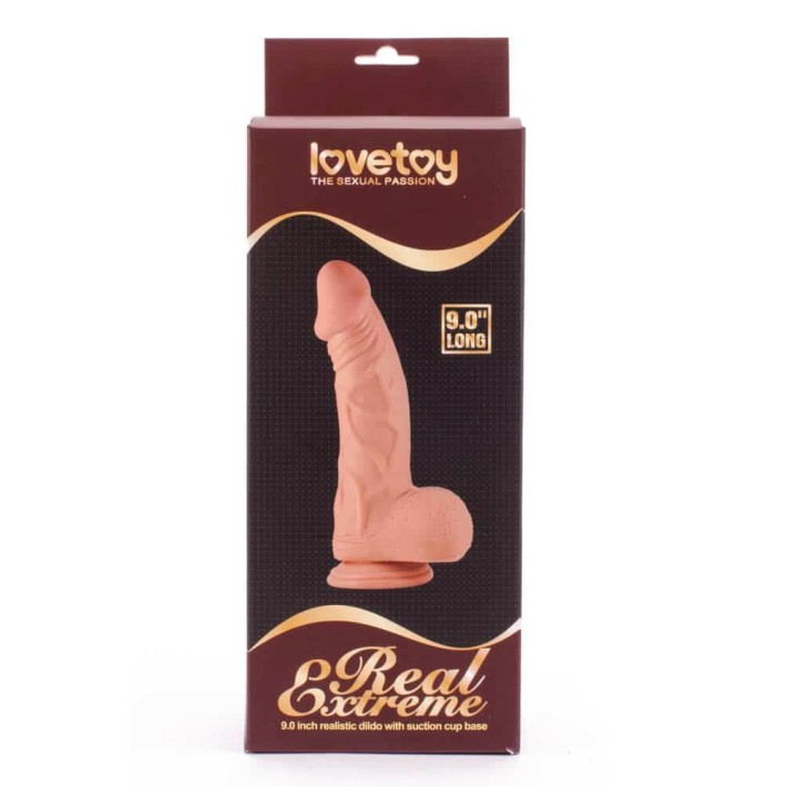 Dildo Realistic Cu Ventuza Real Extreme, Natural, 22.8 Cm 5