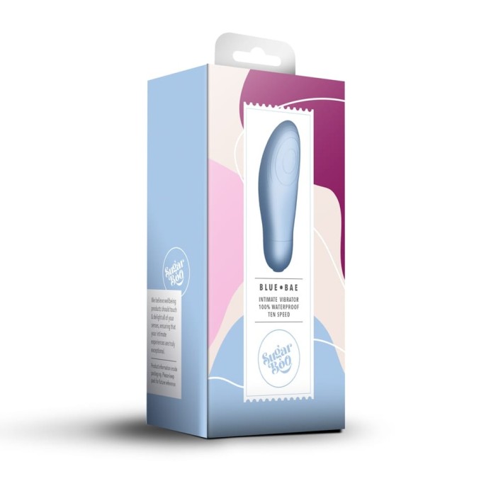 Vibrator Clitoridian Sugarboo Blue Bae, Bleu 4