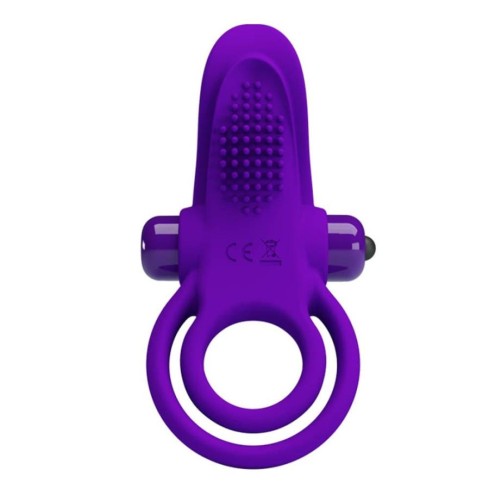 Pretty Love Vibrant Penis Ring Purple