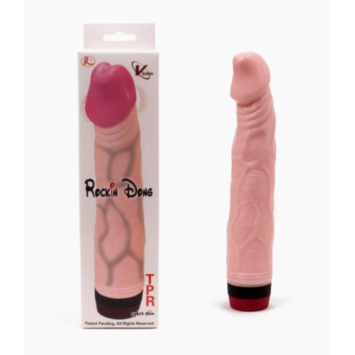 Vibrator Realistic Rockin Dong Cyber Skin I, 21.5 Cm 7